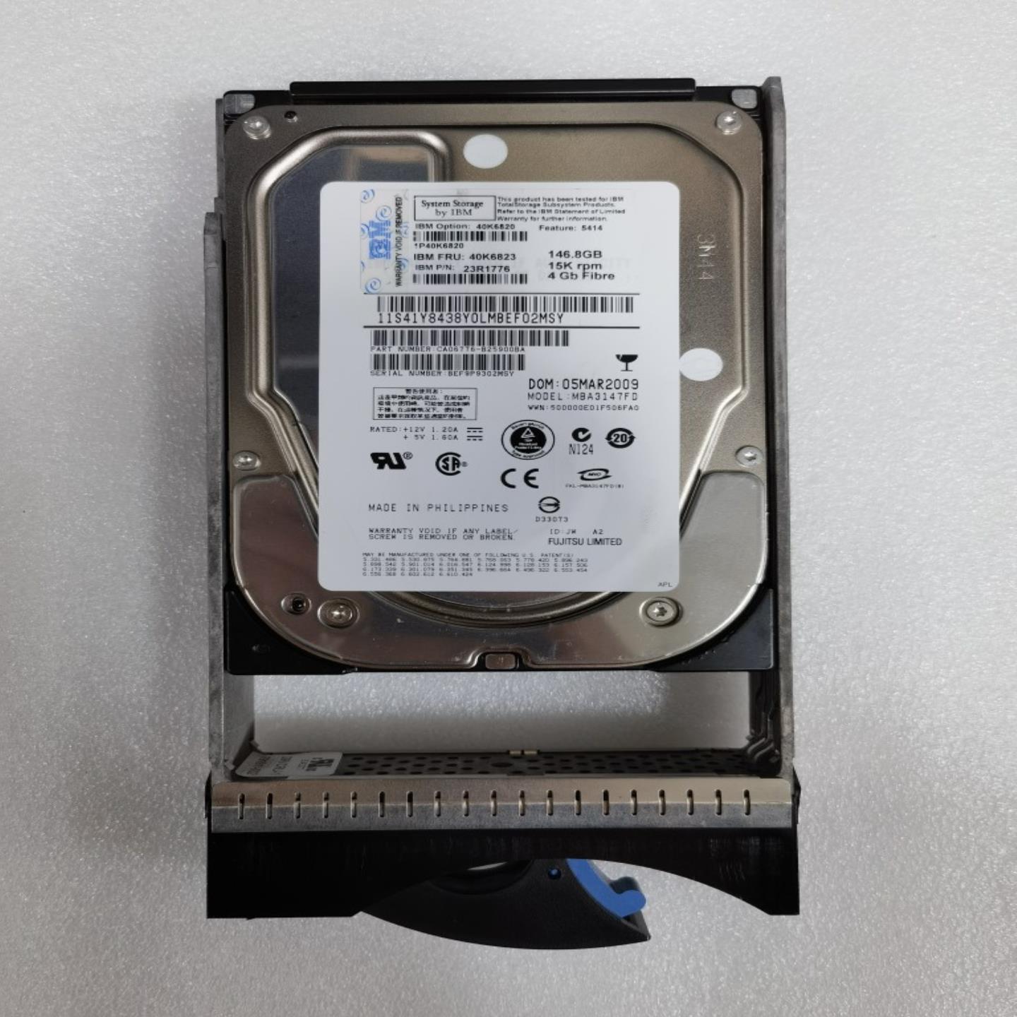 IBM 5414 40K6823 40K6820 23R1776 146GB 15K 4Gb FC存储询价