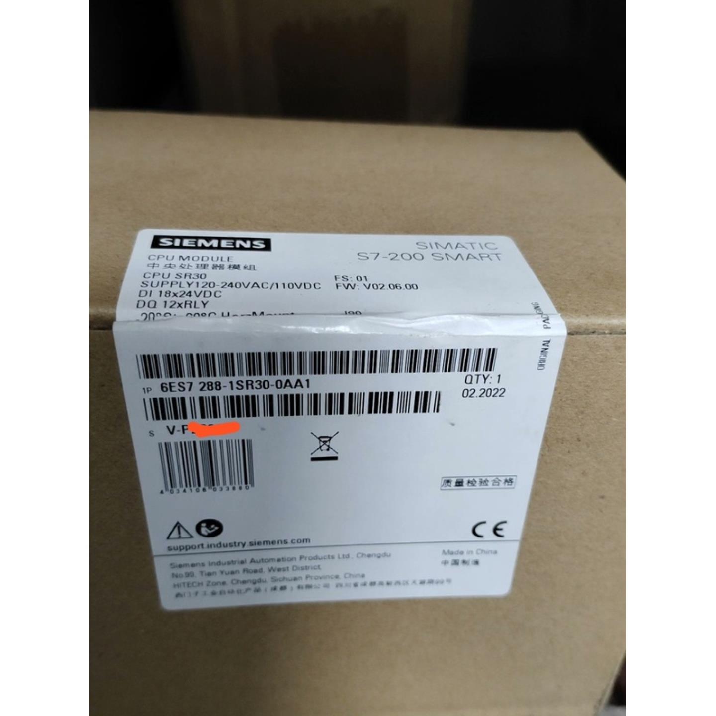 西门子模块6ES7 288-1SR30-0AA1未拆封询价