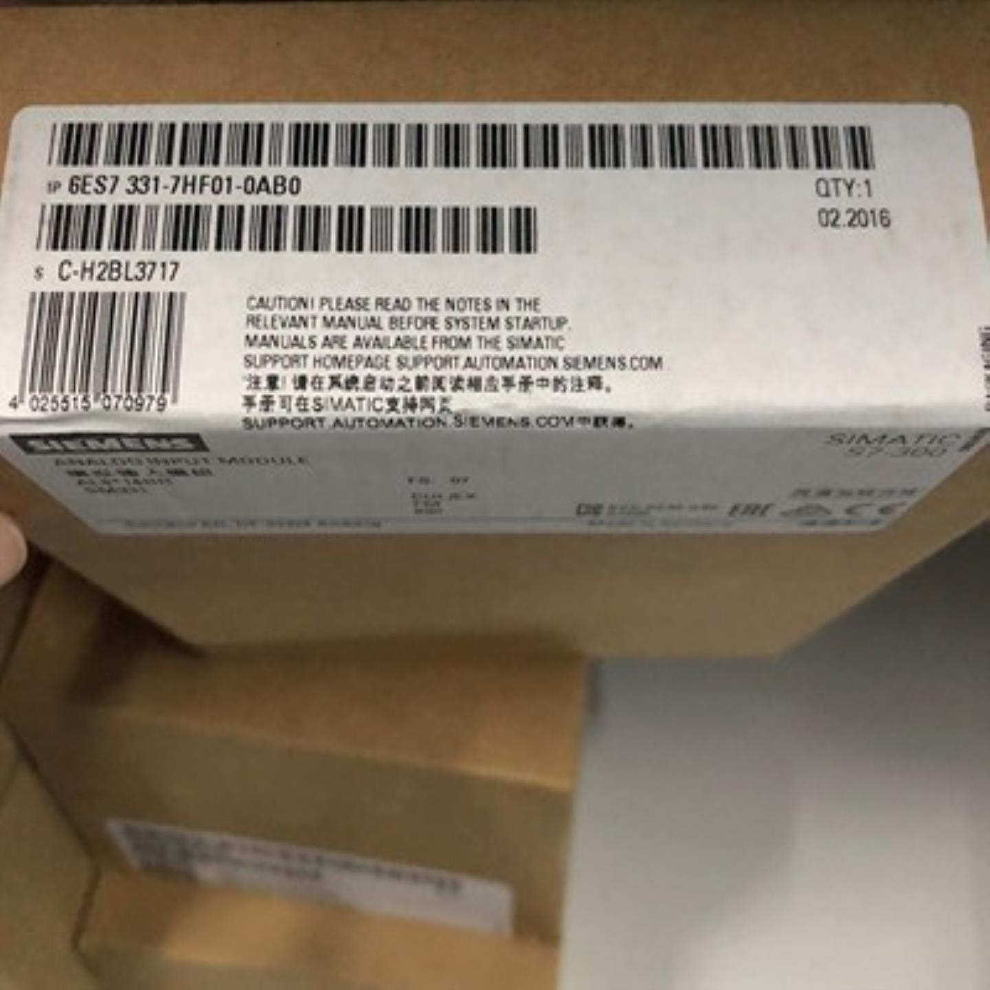 6ES7331-7HF01-0AB0西门子S7-300模拟量输入模块6ES73317HF01询价