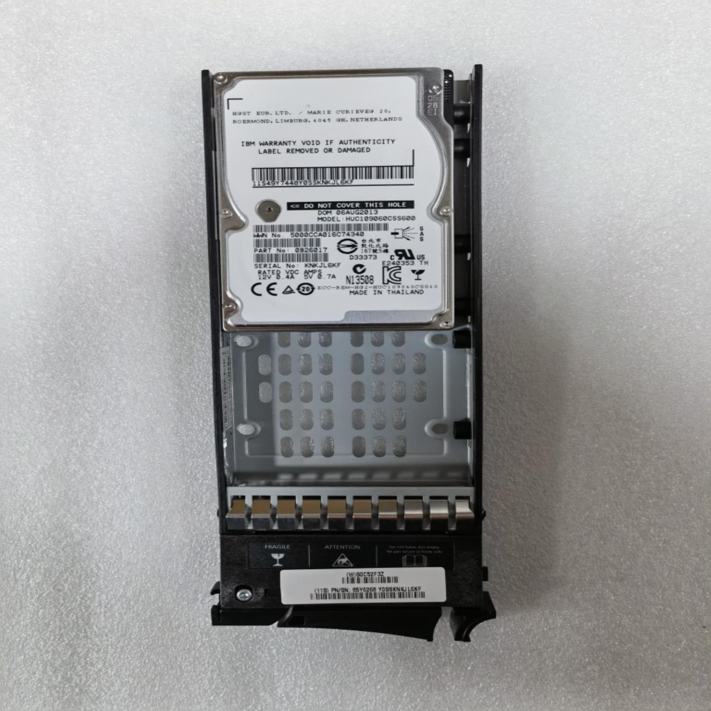 IBM 85Y5864 00L4521 00Y2683 600G 10K SAS 25 V7000 硬盘询价