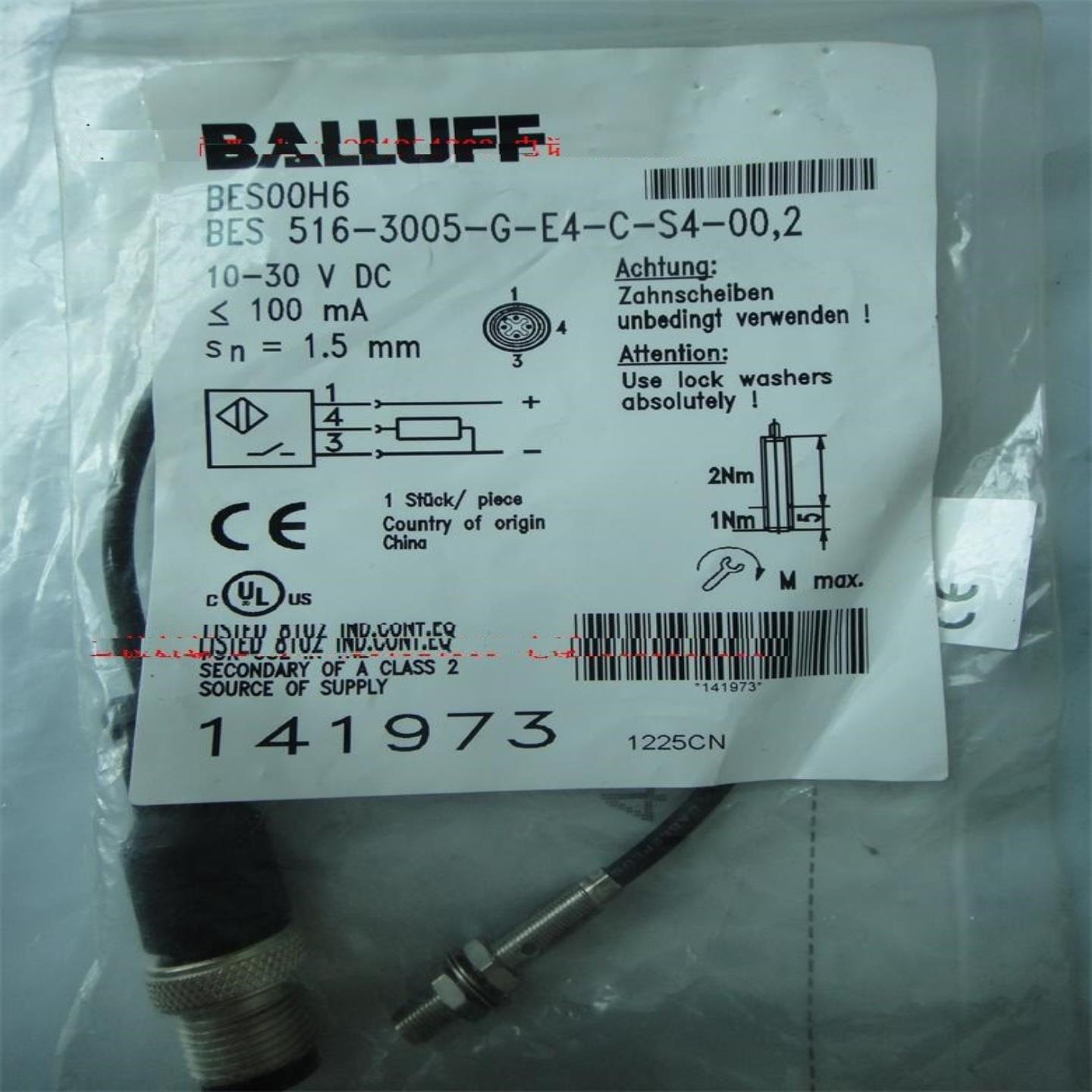 原装正品巴鲁夫 BES00H6 BES 516-3005-G-E4-C-S4-002 接近询价