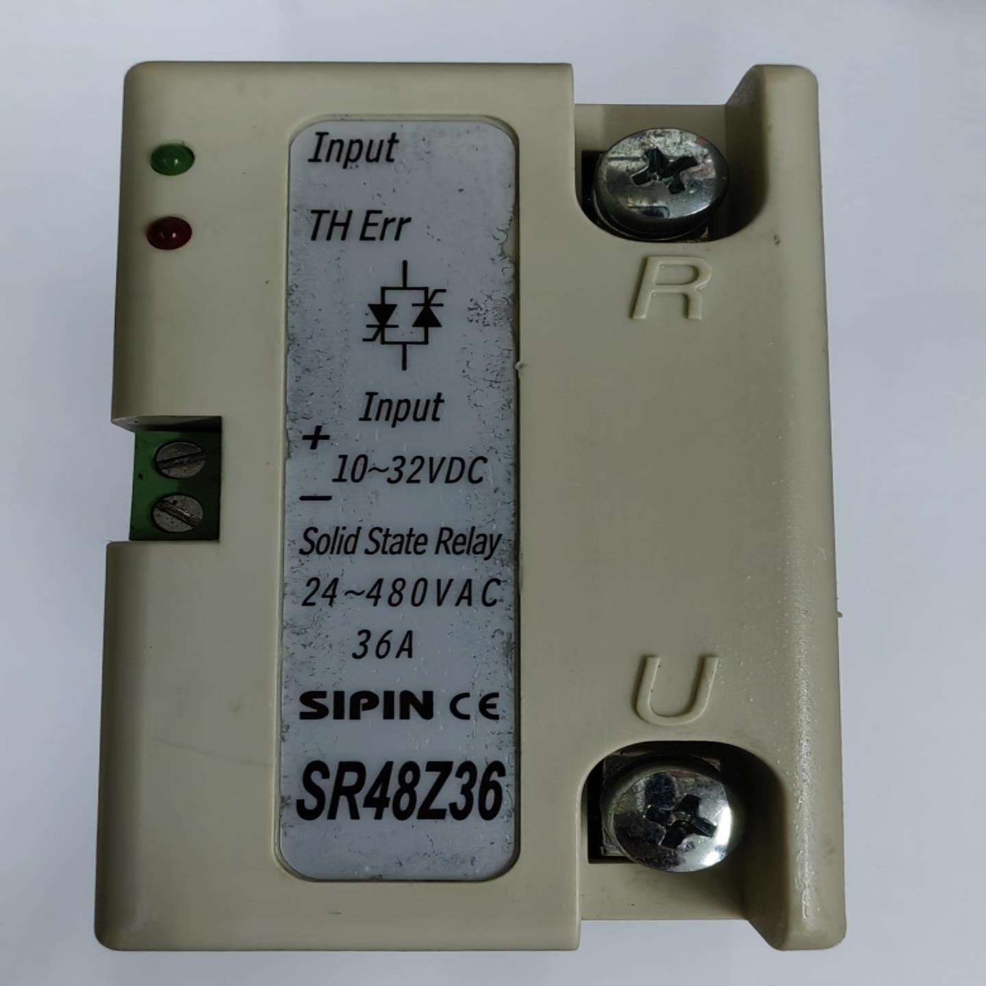 SR48Z36 输入10-32vdc 36A SSR固态台湾SIPIN矽品 单相电力调询价