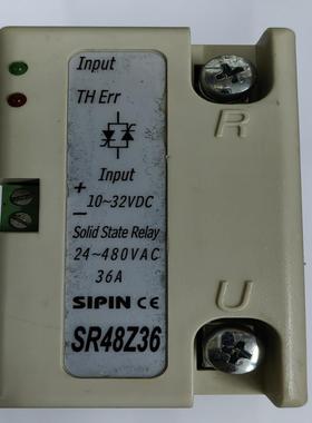 SR48Z36 输入10-32vdc 36A SSR固态台湾SIPIN矽品 单相电力调询价
