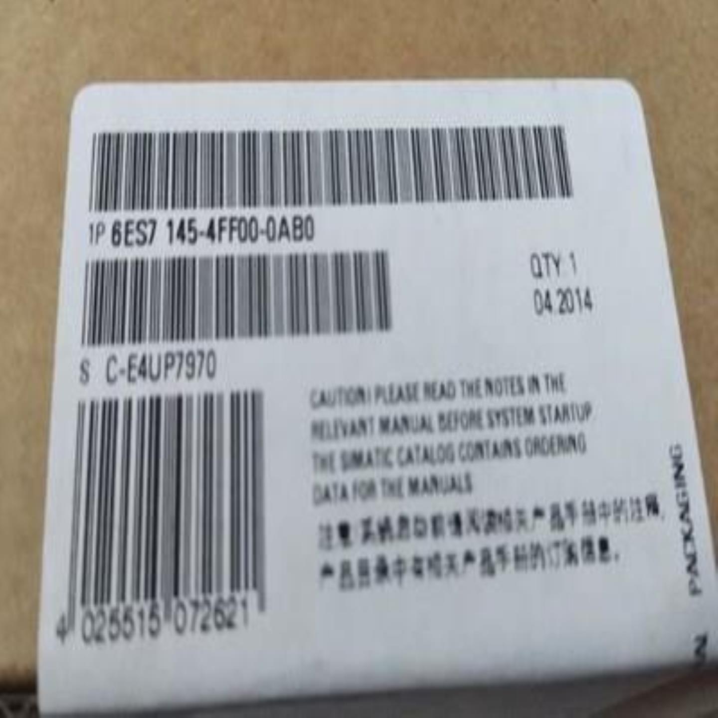 6ES7145-4FF00-0AB0 西门子ET200 PRO电子模块6ES71454FF000A询价