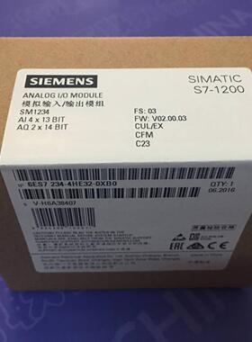 西门子6ES7234-4HE32-0XB0 SM1234输入输出模块6ES72344HE32询价
