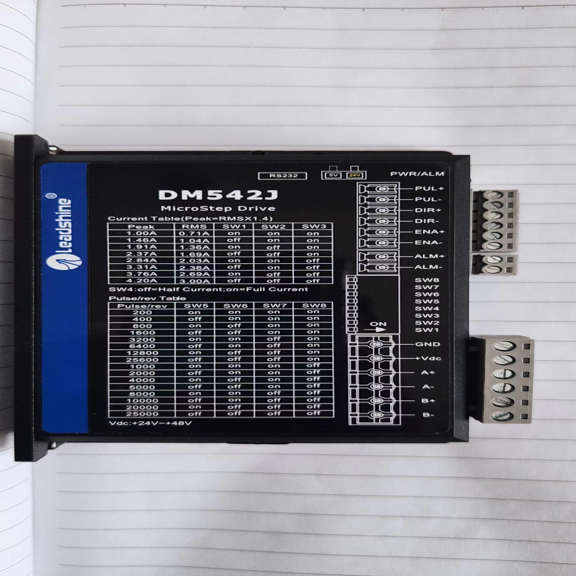 雷赛智能DM542J两相步进电机马达驱动器  9成新询价