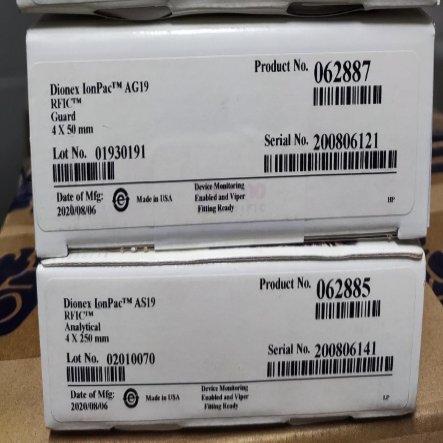 赛默飞戴安阴离子色谱柱AS19  AG19 40*250货号062885 062887询价