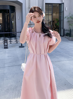 【有买家秀现货】夏季连衣裙韩系粉色连衣裙2C353-8625-p125-k188
