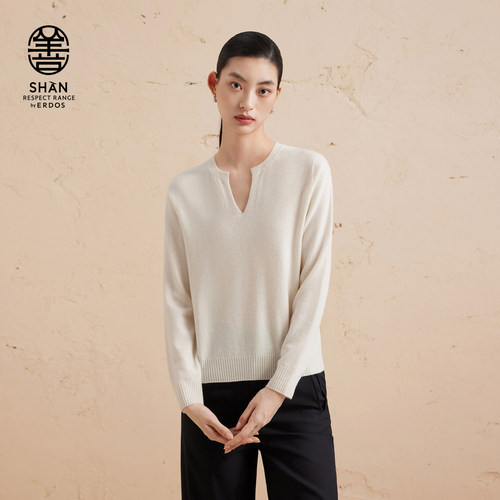 ERDOS初绒圆领纯羊绒针织衫