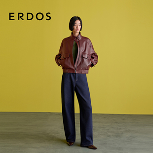 经典 装 原色女士水洗牛仔裤 香蕉裤 新岁礼物系列 25年秋冬新品 ERDOS