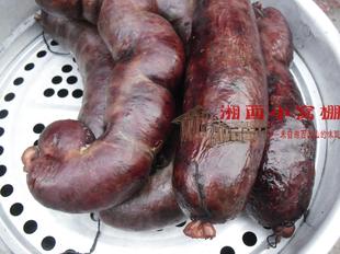 湖南湘西雪峰山龙潭三宝粉糯米猪大肠血粑丸子千年传统美味