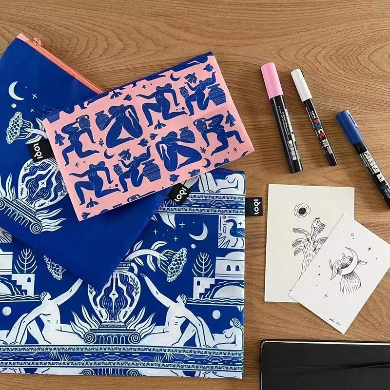 文件袋收纳袋洗漱包loqi轻便拉链