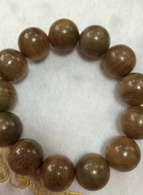 印尼黄油格纯天然沉香手串 老料高保真佛珠念珠 男女士款木质手链