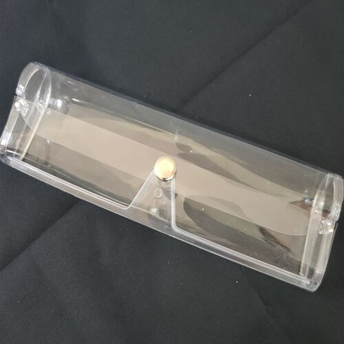 透明老花眼镜盒塑料近视镜盒轻便携老花眼睛盒男女收纳盒墨镜轻便 - 封面