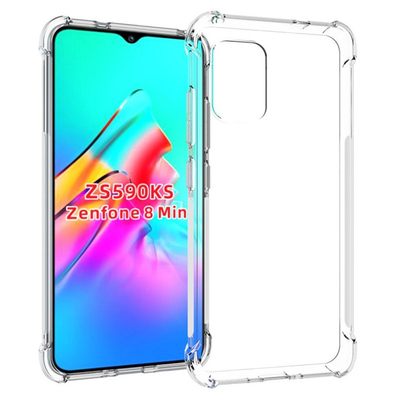 适用 华硕Asus Zenfone 8 透明硅胶 ZS590KS 2A007EU手机壳保护套