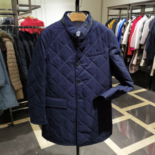 高端商务立领棉服秋冬新款休闲轻盈舒适男装保暖外套棉衣凯文凯利