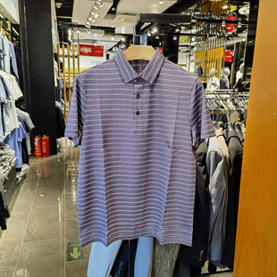 高端纯桑蚕丝商务翻领短袖T恤男士夏季新款舒适休闲体恤凯文凯利