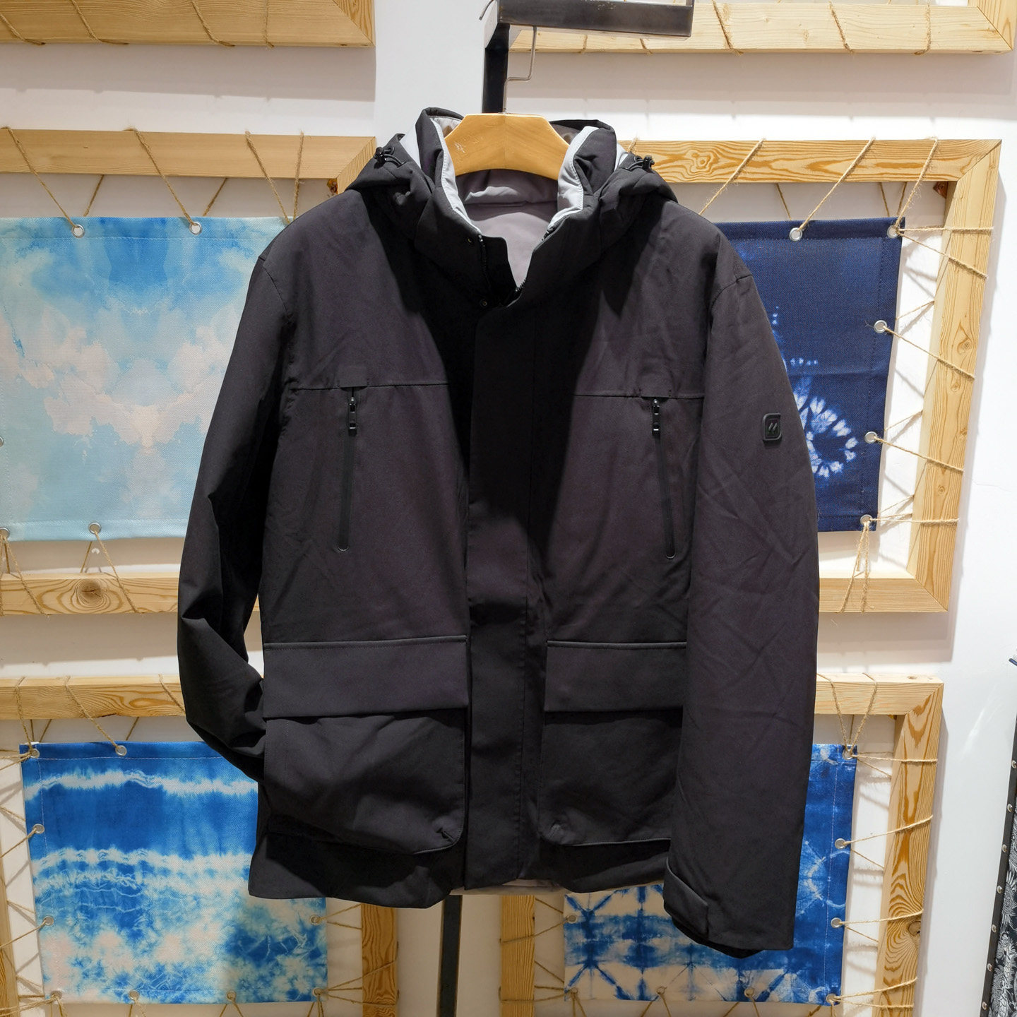 高端白鸭绒可卸连帽羽绒服男士冬季新款时尚舒适保暖外套 诺丁山