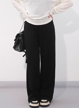 大眼LARGE EYE  小个子随性感拉满垂感十足三色直筒裤运动休闲风