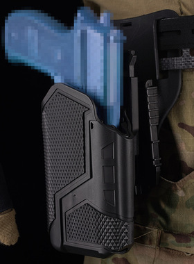 P320P226VP9TP9P99G17G34通用X300u下挂灯用下沉快拆套装快拔枪套