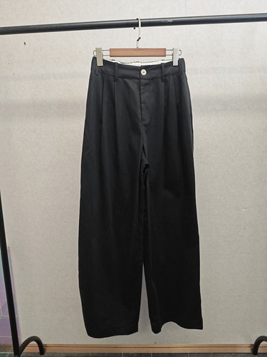 斐M妮＆专柜秋款 天丝+棉 后腰松紧腰休闲长裤 H115
