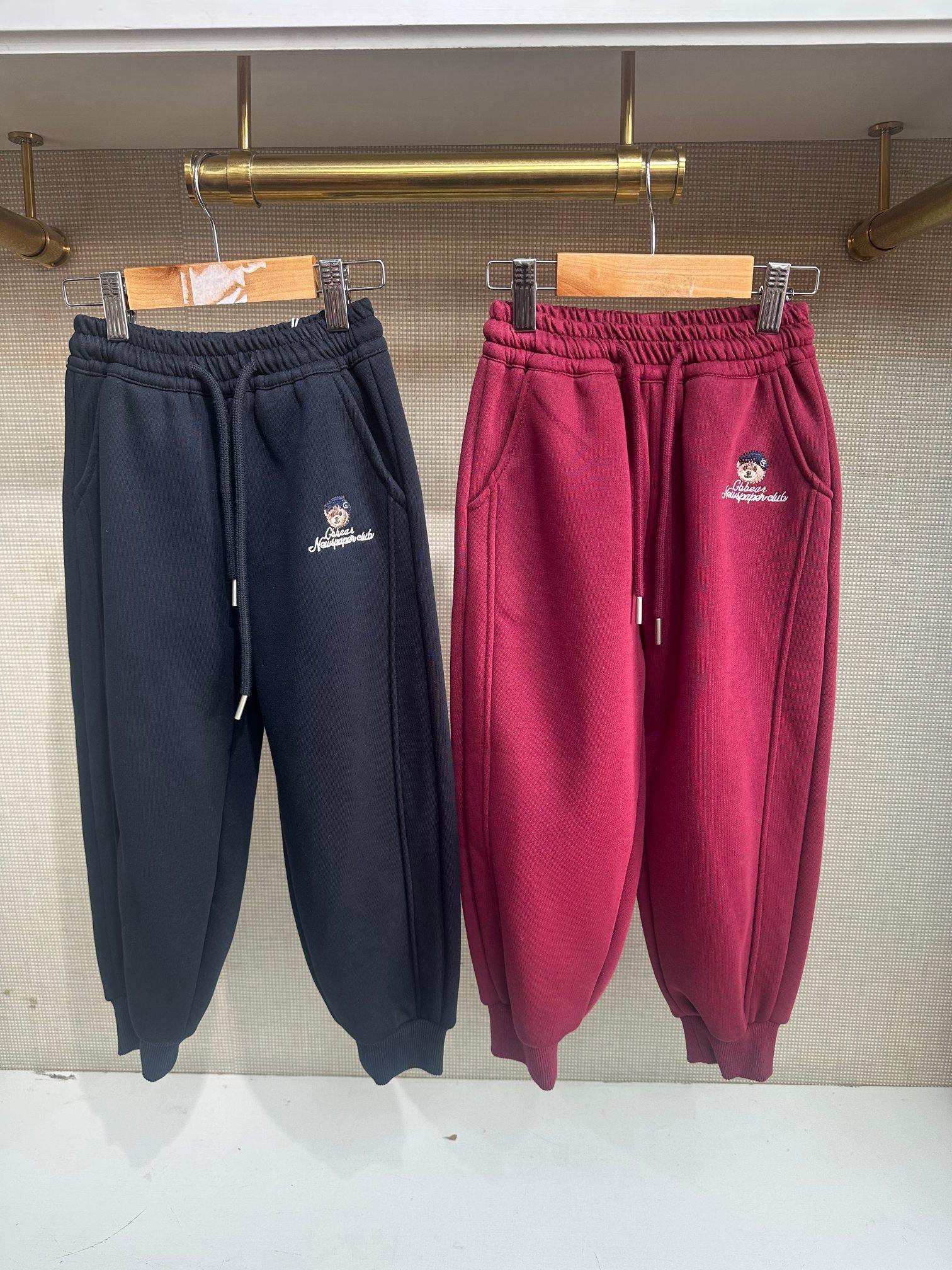 英国泰迪熊＆专柜童装 加绒加厚 简约百搭针织束脚卫裤 G5WP06,童装/婴儿装/亲子装,运动裤卫裤,淘宝优惠券,粉丝福利购,淘宝优惠卷