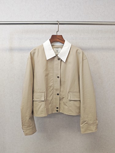 Ka系列＆专柜25春款福利 休闲复古撞色翻领外套（NO退换）103