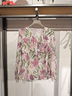 含内搭吊带 S系列＆专柜春款 套头小衫 碎花法式 S24110312C 福利