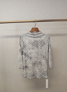 M码 佧 气质高弹老花小衫 30641