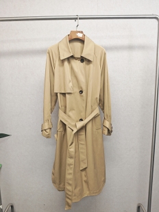 仅换码 大牌h专柜&25春款 风衣外套 高级感带腰带长款 13903 福利
