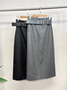 大牌k&专柜24冬款 177 老钱风通勤直筒裙