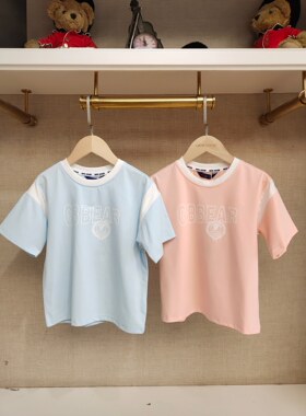 英国泰迪熊＆专柜童装清仓 棉质短袖T恤 G5MT22