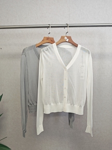 可换码 三醋酯防晒针织开衫 819 刺绣标 Ka系列＆专柜25夏