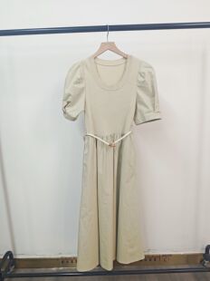 连衣裙 圆领短袖 L7911 拼接款 芭YL＆专柜夏款