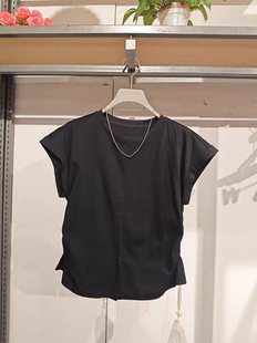 T恤 100%棉纯色褶皱显瘦短袖 NO退NO换 清仓福利 S系列＆专柜夏款