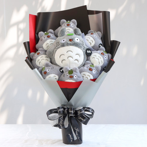 毛绒玩偶博士服送同学爱意表达