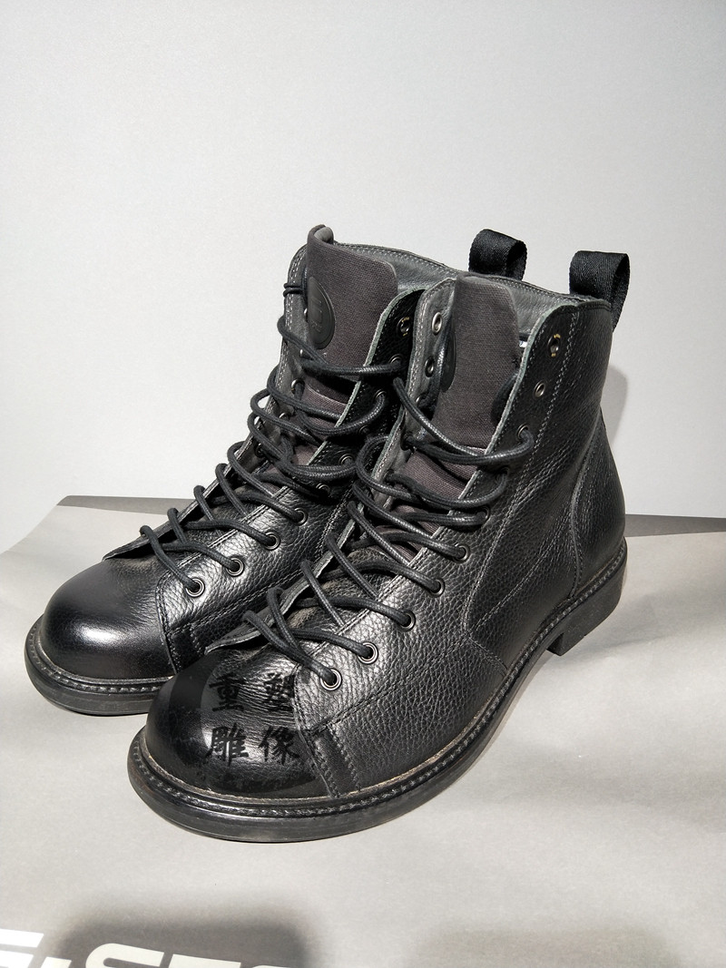 G-STAR RAW国内代购 男士高帮休闲皮靴马丁靴 D02804.098.990