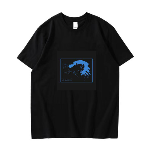 未麻的部屋 perfect blue 蓝色幻想 梦境贴布印花纯棉坎肩无袖T恤