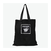 the 苏克西女妖Siouxsie and Banshees哥特风黑色帆布包手提袋