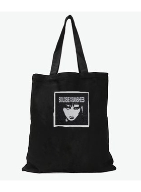 苏克西女妖Siouxsie and the Banshees哥特风黑色帆布包手提袋