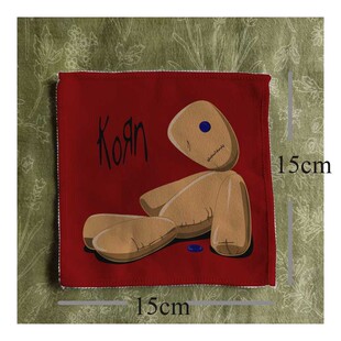绒布贴包包衣服配件装 饰 科恩乐队说唱金属摇滚朋克DIY改装 koRn
