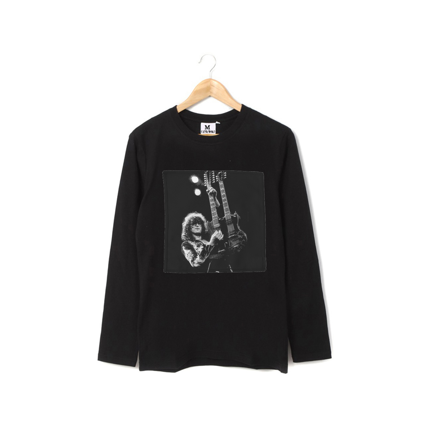 led zeppelin jimmy page齐柏林飞艇页吉米页纯棉男女长袖T恤卫衣