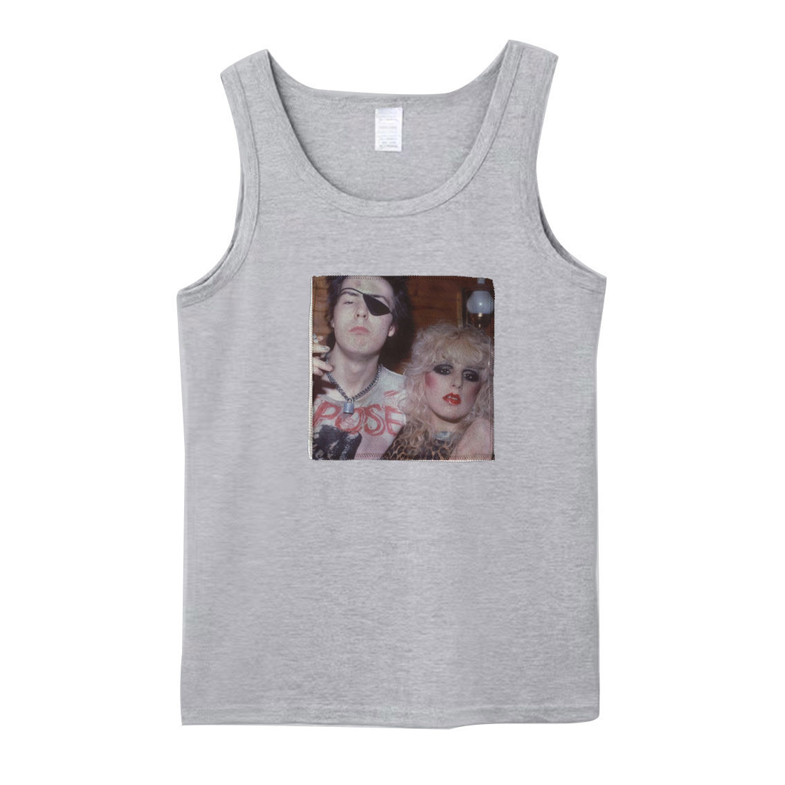 sid nancy y2k朋克地下摇滚sex pistols贴布男女棉中性背心吊带T