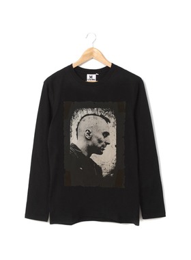 文艺电影taxi driver马田史高朋克纯棉男女圆领长袖黑色T恤卫衣