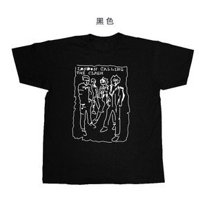 ramones clash classic punk rock复古朋克手绘设计感纯棉短袖T恤