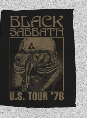 black sabbath god is dead黑色安息日尼采印花摇滚布贴衣服配件
