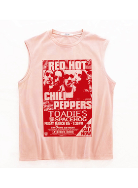 red hot chili peppers rhcp 红辣椒 funk rock 坎肩背心无袖T恤
