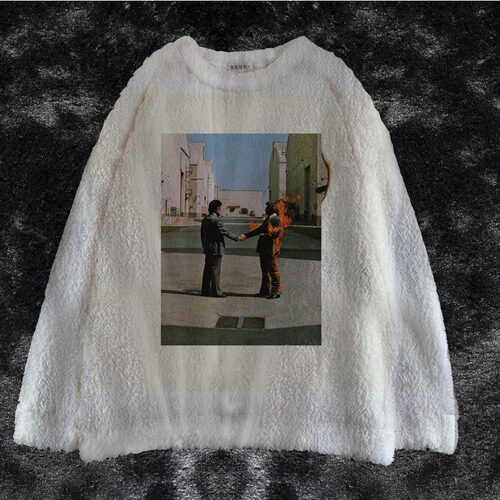 【双面绒】pink floyd wish you were here前卫摇滚乐队卫衣外套