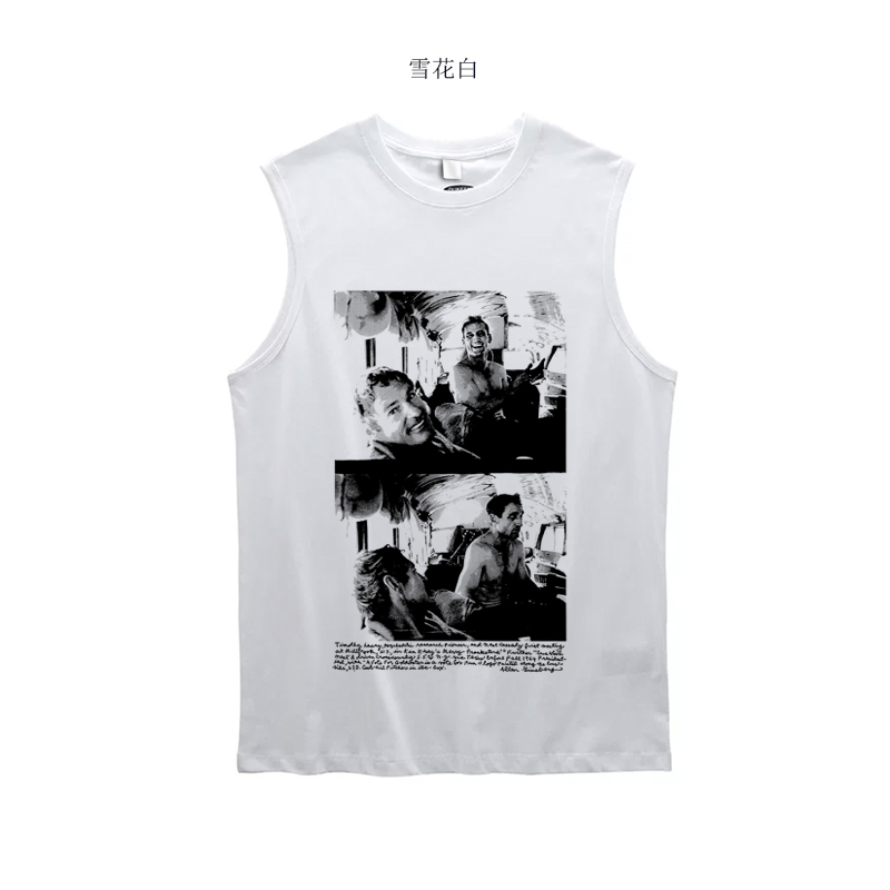 一代再见杰克文艺无袖T恤汗背心