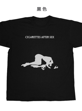 事后烟cas=cigarettes-after-sex品质厚板印花小众无袖坎肩T恤